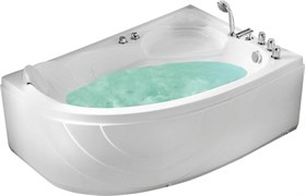 GEMY 150x100 Ванна акриловая гидромассажная, высота 60 см G9009 B R