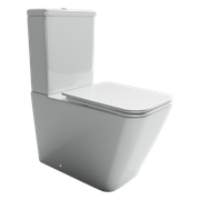 CERAMICA NOVA Напольный пристенный унитаз Cubic Rimless (безободковый) CN1803