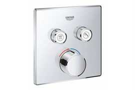 GROHE 29148000 Grohtherm SmartControl Внешняя часть смесителя на 2 выхода, хром