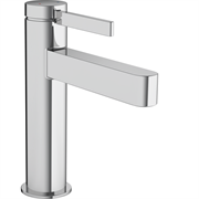 HANSGROHE Finoris Смеситель для раковины, однорычажный, 110 со сливным гарнитуром 76020000, хром