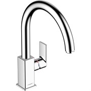 HANSGROHE Кухонный смеситель 260 однорычажный с поворотным изливом Hansgrohe Vernis Shape M35 71871000 хром