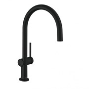 HANSGROHE Кухонный смеситель однорычажный, 220, 1jet Hansgrohe 72804670, матовый черный