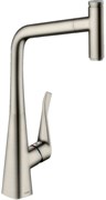 HANSGROHE Смеситель для кухни Hansgrohe Metris Select сталь 14884800