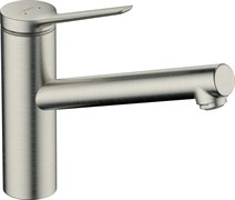 HANSGROHE Смеситель для кухни Zesis M33 1jet 74802800, под сталь