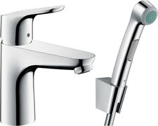 HANSGROHE Смеситель для раковины Hansgrohe Focus 31927000 с гигиеническим душем