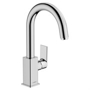 HANSGROHE Смеситель для раковины со сливным гарнитуром Hansgrohe Vernis Shape 210 71564000 хром