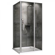 ABBER Душевой уголок  Sonnenstrand AG04100S-S85, размер 100x85 см, двери распашные, стекло 6 мм AG04100S-S85