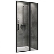 ABBER Душевая дверь  Sonnenstrand AG04120BS, ширина 120 см, двери распашные, стекло 6 мм AG04120BS