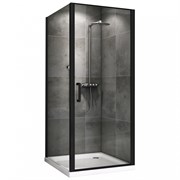 ABBER Душевой уголок  Sonnenstrand AG04080B-S70B, размер 80x70 см, двери распашные, стекло 6 мм AG04080B-S70B