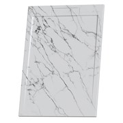 RGW STL Душевой поддон прямоугольный  STL MW Белый мрамор, размер 80x100 см 52212810-15