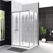 BELBAGNO Uno-195 Душевой уголок прямоугольный, размер 120х100 см, двери раздвижные, стекло 5 мм UNO-195-AH-2-120/100-CH-CR