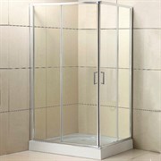 BELBAGNO Uno-195 Душевой уголок прямоугольный, размер 100х80 см, двери раздвижные, стекло 5 мм