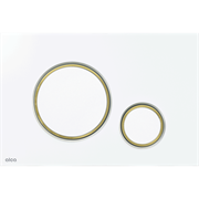 ALCA PLAST Кнопка управления для скрытых систем инсталляции, белый /золото
