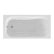 1MARKA Classic Ванна прямоугольная пристенная размер 130х70 см, цвет белый