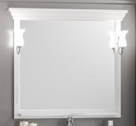 OPADIRIS Риспекто Зеркало с подсветкой 110 см, цвет белый матовый