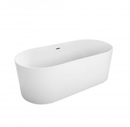 BELBAGNO Ванна акриловая овальная отдельностоящая размер 180x80 см, цвет белый