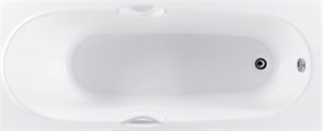 AQUANET Dali Ванна акриловая прямоугольная встраиваемая / пристенная размер 160x70 см с каркасом, белый