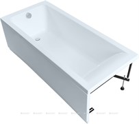 AQUANET Bright Ванна акриловая прямоугольная встраиваемая / пристенная размер 175x75 см с каркасом, белый