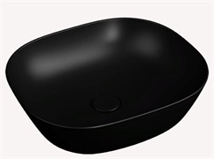 VITRA Plural Раковина-чаша низкая, квадратная 45 cм, цвет матовый черный 7810B483-0016