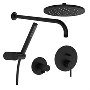 VITRA Origin Набор встроенной душевой системы, цвет черный матовый A4926636EXP