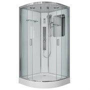 NIAGARA Premium Душевая кабина 1/4 круга размер 90x90 см, профиль - хром / стекло - прозрачное NIAGARA60010114G