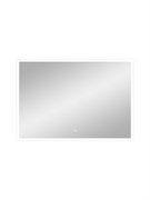 CONTINENT Зеркало с подсветкой прямоугольное (ШxВ) 70x100 см, сенсор, цвет белый ЗЛП2