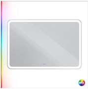 CEZARES Multicolore Зеркало прямоугольное со встроенной разноцветной подсветкой RGB и сенсорным выключателем, 12V, 220-240V, 1200x800x30