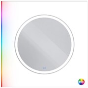 CEZARES Multicolore Зеркало круглое со встроенной разноцветной подсветкой RGB и сенсорным выключателем, круглое 12V, 220-240V, 800x30