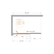 CEZARES Slider Шторка на ванну ширина 90 см профиль - брашированное золото / стекло - прозрачный, двери Раздвижная, распашная SLIDER-VF-11-90/150-C-BORO