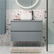 AQUANET Тумба под раковину подвесная Джейн 80 мисти грин AQUANET-313318