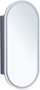 AQUANET Зеркальный шкаф Монте 40 белый, с LED подсветкой AQUANET-344786