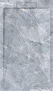 ESBANO Luxe Поддон прямоугольный из искуственного камня, крышка слива из искуственного камня размер 120x80 см, серый ESPLM128VG