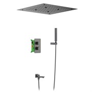 TIMO Душевая система встроенная с термостатом Petruma черное золото (SX-5019/18SM) SX-5019/18SM