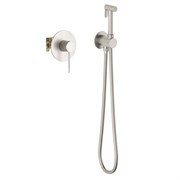 TIMO Смеситель встроенный с гигиеническим душем Saona никель (2389/13SM) 2389/13SM