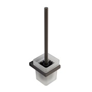 CEZARES Slider Ёршик для унитаза, подвесной, стекло, исполнение оружейная сталь SLIDER-TBS-V-GM