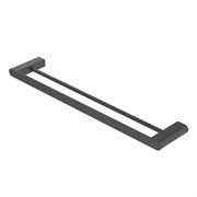 CEZARES Stylus Полотенцедержатель двойной 60 см, исполнение черный матовый STYLUS-THD-60-NOP