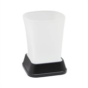 WASSERKRAFT Amper K-5428BLACK Стакан для зубных щеток, черный WASSERKRAFT 5428B