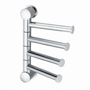 WASSERKRAFT K-1054 Держатель полотенец четверной, хром WASSERKRAFT 1054