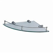 WASSERKRAFT K-544 Полка стеклянная угловая, хром WASSERKRAFT 544