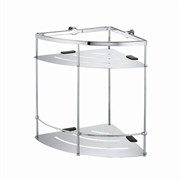 WASSERKRAFT K-522 Полка металлическая двойная, хром WASSERKRAFT 522
