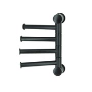 WASSERKRAFT K-1054BLACK Держатель полотенец четверной, черный WASSERKRAFT 1054B