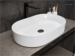 GID Раковина D1479 51203 накладная белая 61x38.5x12 GID-51203