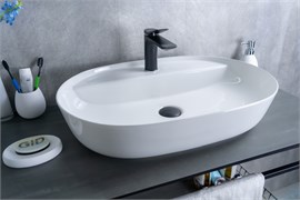 GID Раковина D1346 51194 накладная белая 61x41x14 GID-51194