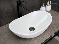 GID Раковина N9133 51201 накладная белая 48x30.5x14.5 GID-51201
