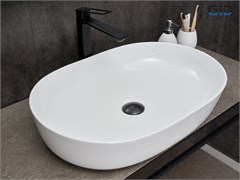 GID Раковина D1348 51204 накладная белая 61x41x13.5 GID-51204