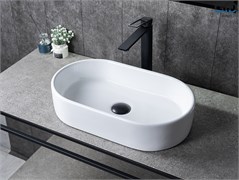 GID Раковина N9020 51209 накладная белая 52.5x30.5x11.5 GID-51209
