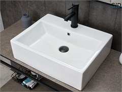 GID Раковина N9153 51215 накладная белая 53x41x15 GID-51215