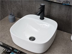 GID Раковина N9284 51219 накладная белая 42x42x15.5 GID-51219