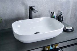 GID Раковина D1468 51195 накладная белая 50x36x14.5 GID-51195