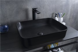 GID Раковина Bm1304 53350 накладная черная матовая 50x39x13 GID-53350